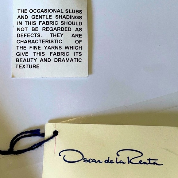 Oscar De La Renta Vintage NWT Silk Moire Pencil Skirt - Picture 7 of 11